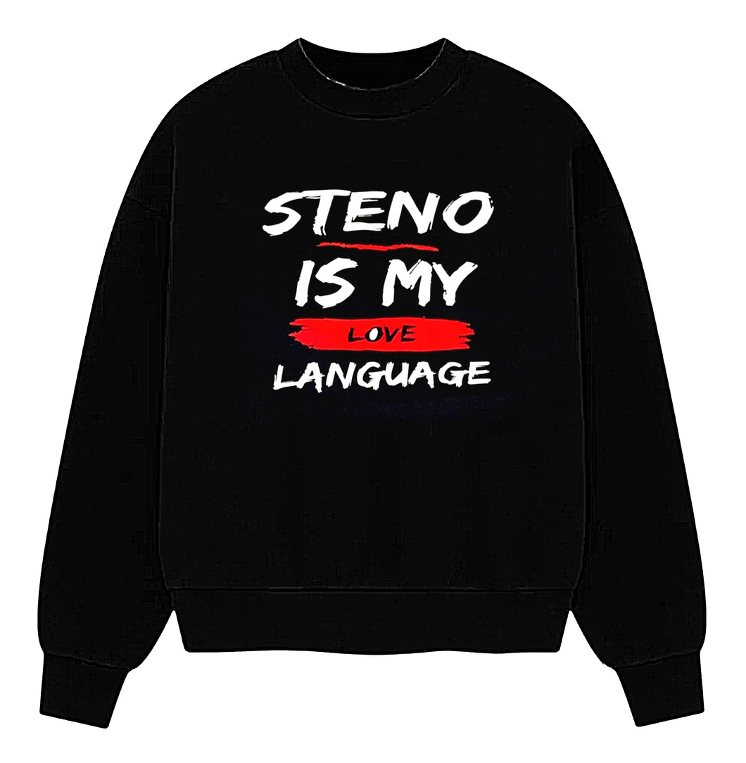 STENO IS MY LOVE LANGUAGE - SWEATER